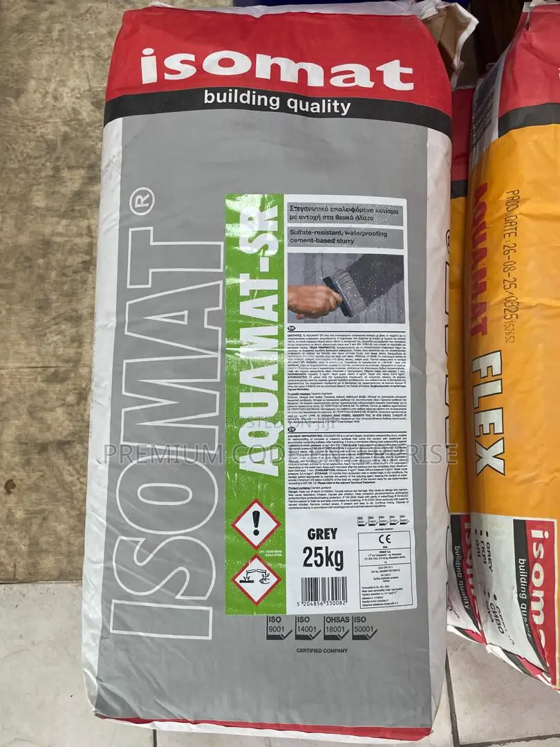 Aquamat-Sr – Sulfate-Resistant Waterproofing Cement-Based Slurry, 25kg