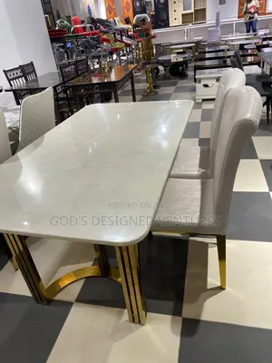 Modern and Classic 6 Seater Marble Dinning Set
