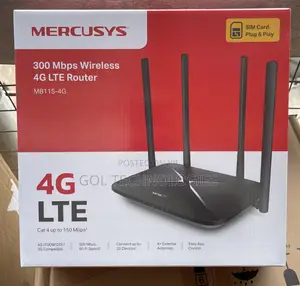 Mercusys 300 MBPS Wireless 4g Lte Router Mb115-4g Sim Card Plug Play