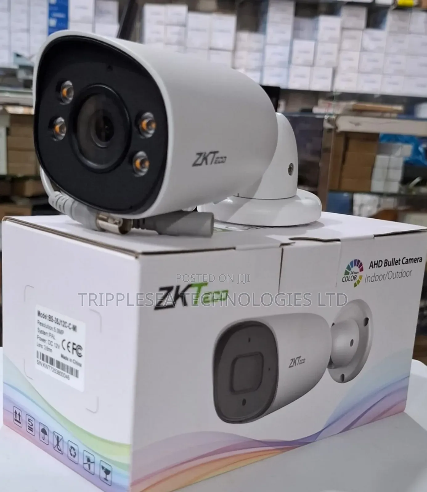 Mini Bullet Full Color Ip Camera 2.8mm Metal Casing Bs-852011c-S5-C