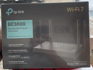 Tp-Link Archer Be220 Be3600 Dual-Band Wi-Fi 7 Router Dual-Band Wifi7