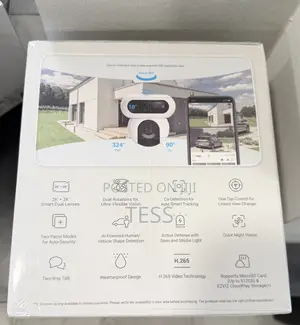 Ezviz Wifi Camera Cs-H90 Dual Lens 4mp+4mp 2way Audio