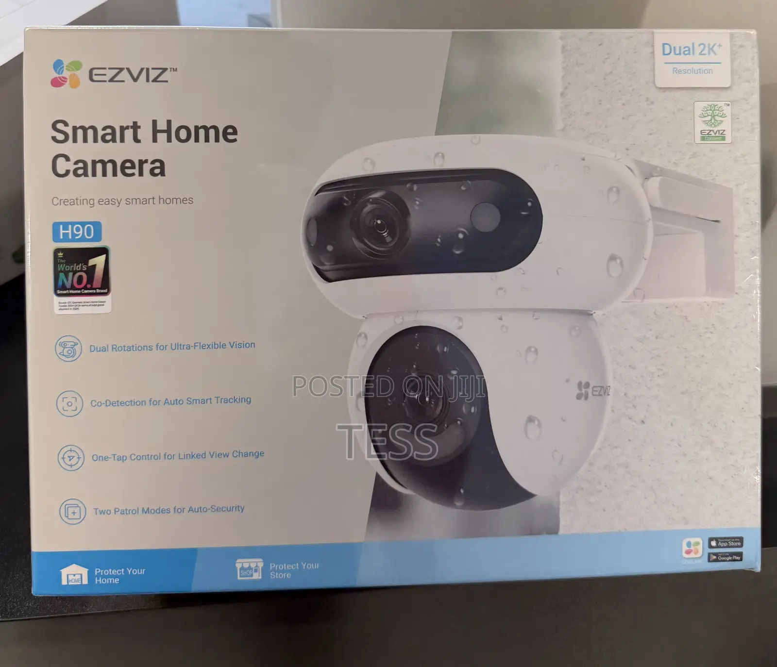 Ezviz Wifi Camera Cs-H90 Dual Lens 4mp+4mp 2way Audio