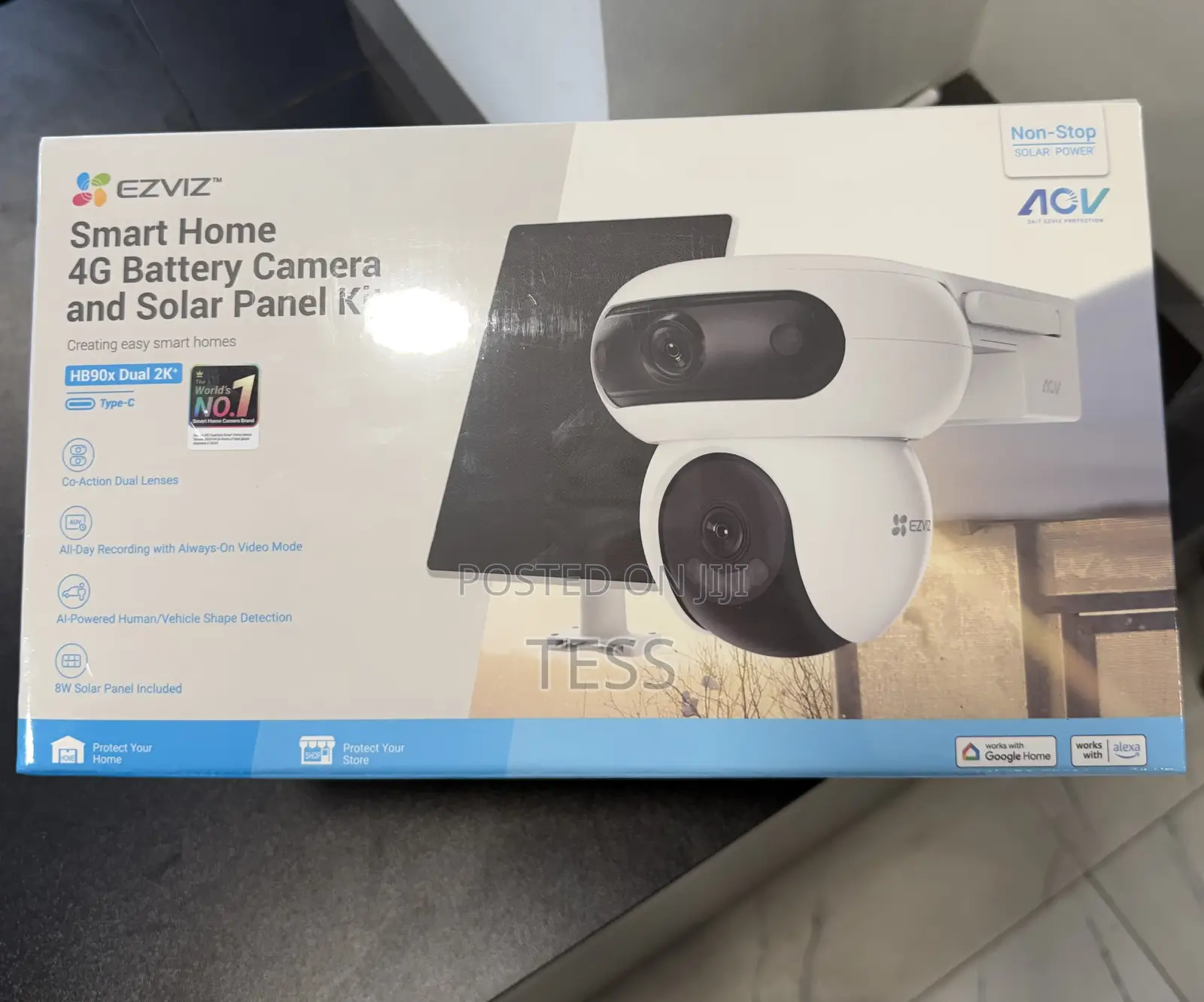 Ezviz Solar 4g PTZ Camera 2 Way Audio Cs-Hb90×/Sp + Dual Lens