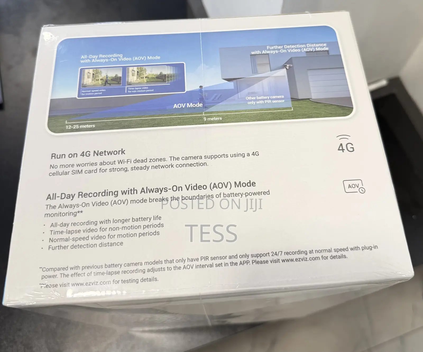 Ezviz Solar 4g PTZ Camera 2 Way Audio Cs-Hb90×/Sp + Dual Lens