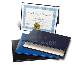 Certicate Folder Moq 30pcs