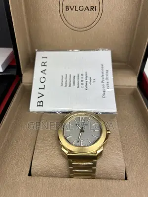 Bvlgari Diagono Scuba In Yellow Gold Grey Dial