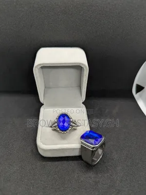 Blue Stone Silver Rings