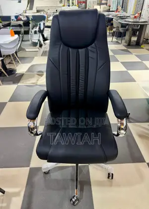 Black Leather Office Chair