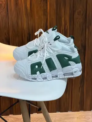 Nike Air More Uptempo White and Green