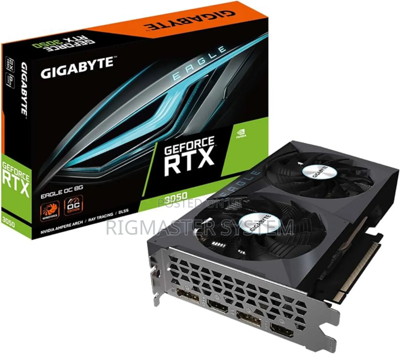 Gigabyte Geforce RTX 3050 Eagle Oc 8g Windforce, 8gb Gddr6,