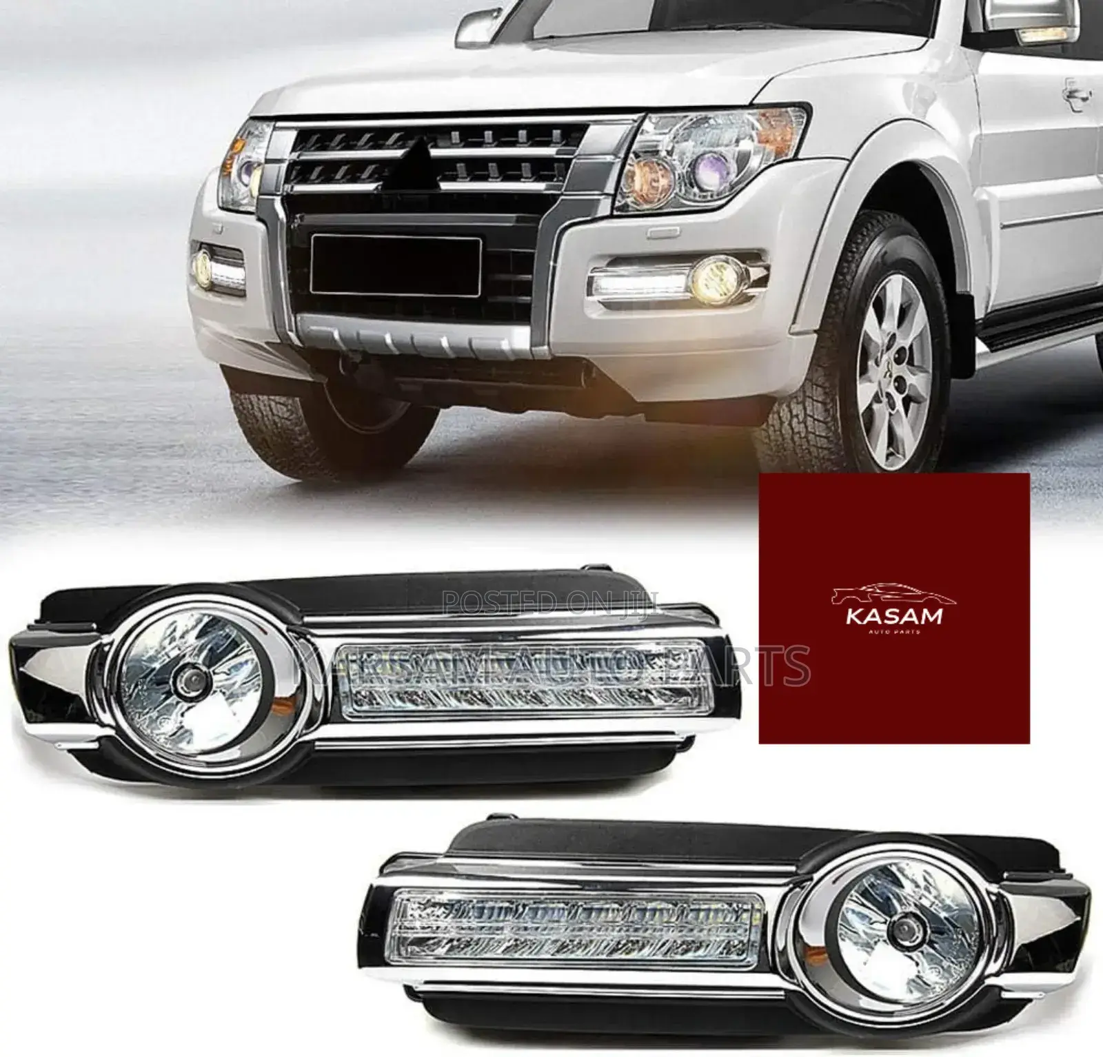 Mitsubishi Pajero 2015 Foglight And Cover Set