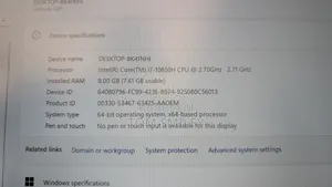 Laptop Dell Latitude 5411 8GB Intel Core i7 SSD 256GB