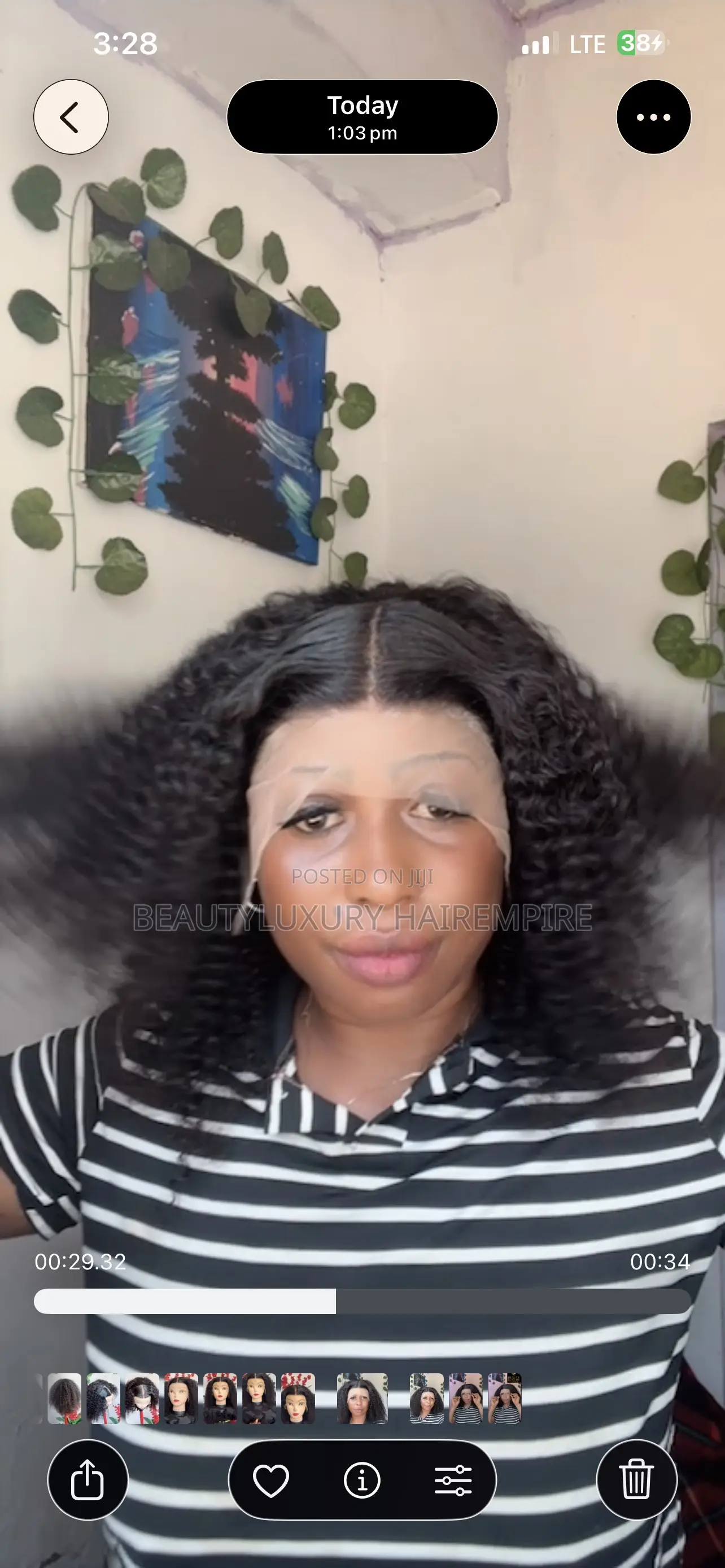 13*4 18inches Running Water Curls Flawless Hd Lace Melt.