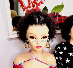 Full Frontal Jerry Curl Wig – 100% Human Hair