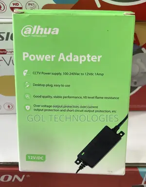 Power Adapter 12v 1ah CCTV Power Supply, 100-240vac to 12vdc 1amp