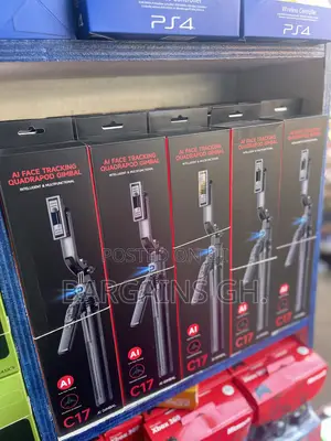 C17 Ai Gimbal With Face Tracker and Tripod Stand