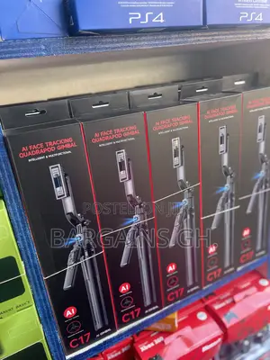 C17 Ai Gimbal With Face Tracker and Tripod Stand