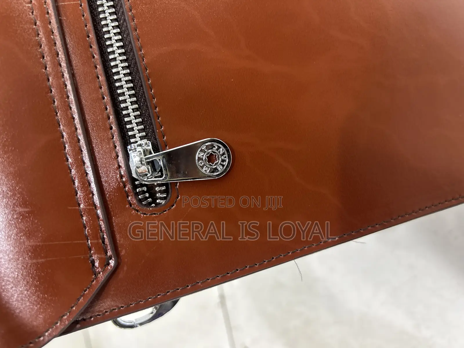 Montblanc Brown Leather Briefcase