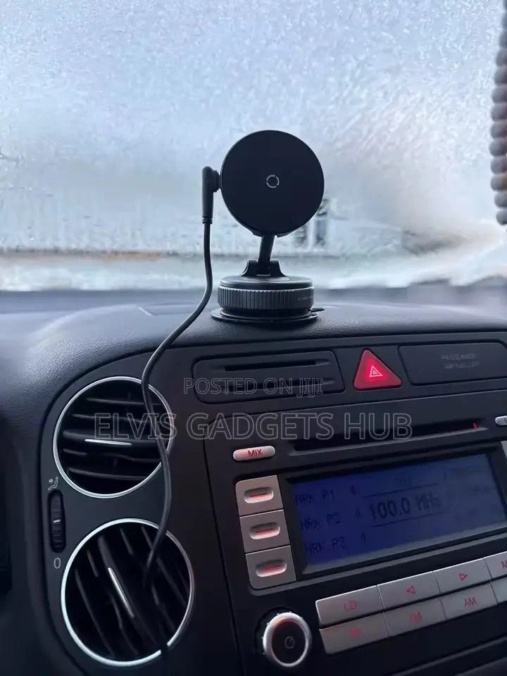 Vacuum Suction 15w Wireless Charging Phone Holder Mount