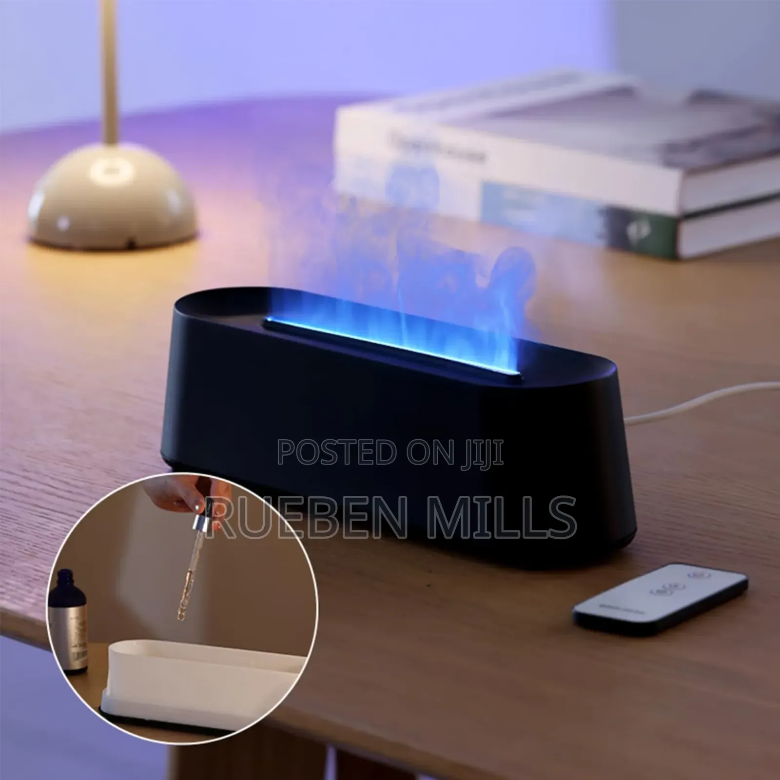 Gzvxuny Flame Essential Oil Diffuser Aromatherapy Machine