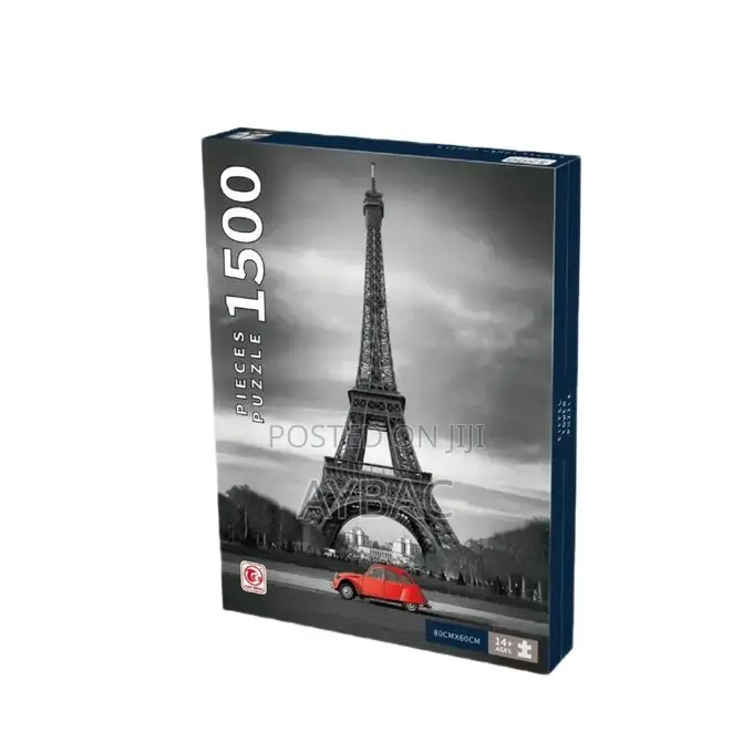 Eiffel Tower 1500 Piece Puzzle – Premium Jigsaw Puzzle