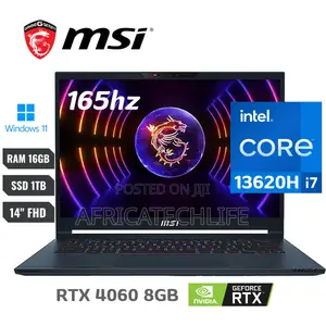 New Laptop MSI Stealth 14 Studio A13VF 16GB Intel Core i7 SSD 1T
