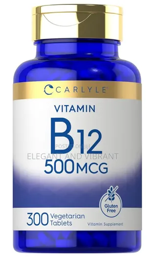 Vitamin B-12 500mcg | 300 Tablets , Supplement