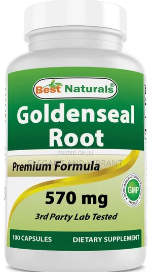 Goldenseal Root 570 Mg 100 Capsules