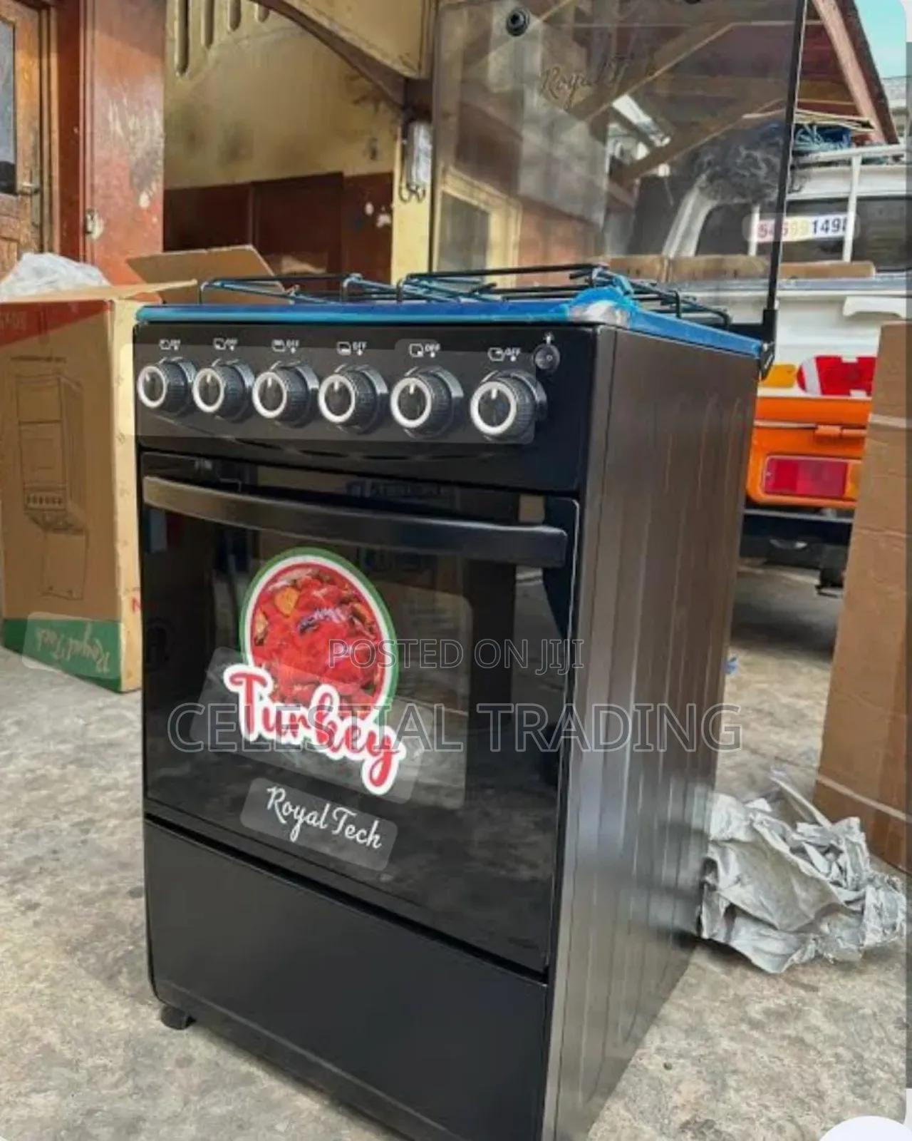 Royal Tech 50×50 Gas Burner With Oven and Grill