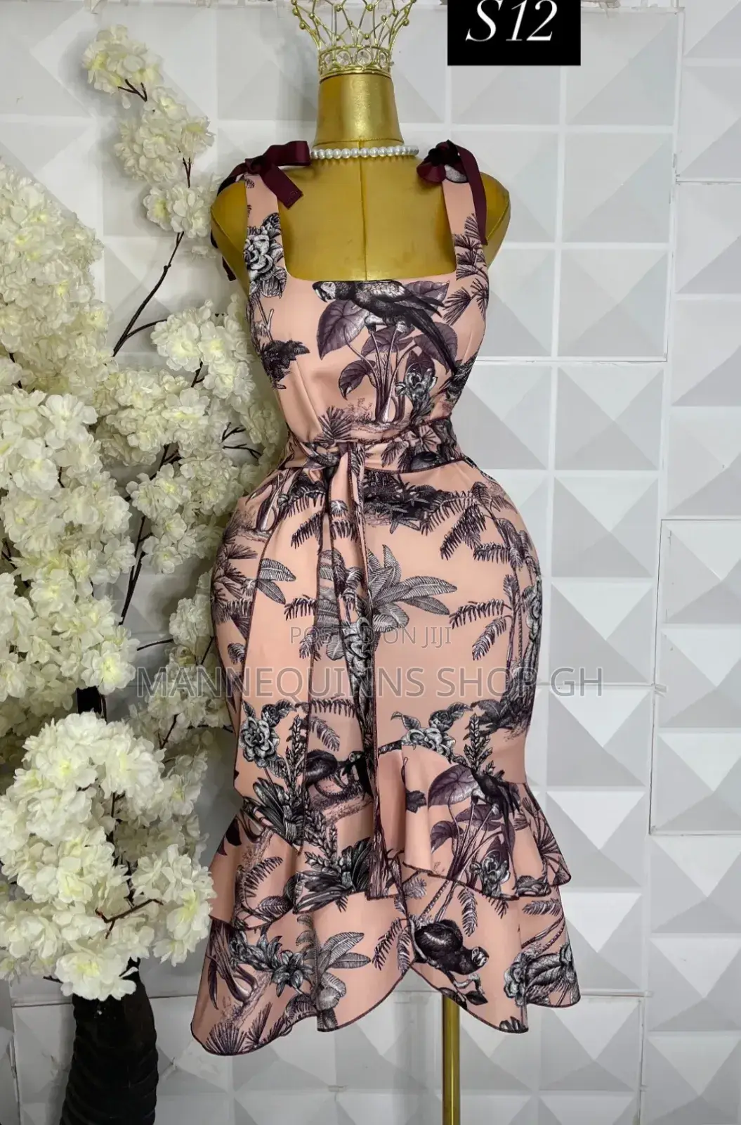 Red Classy Long Shein Dresses Available