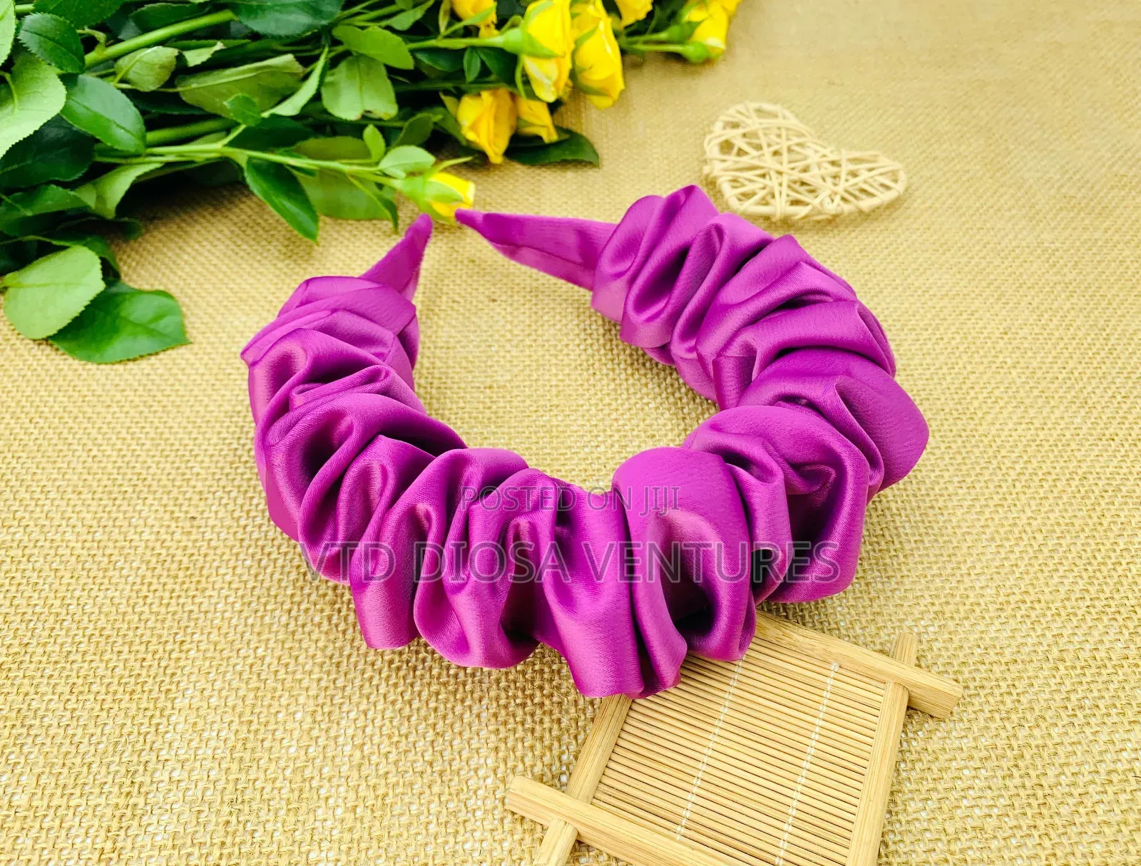 Silky Scrunchie Headbands