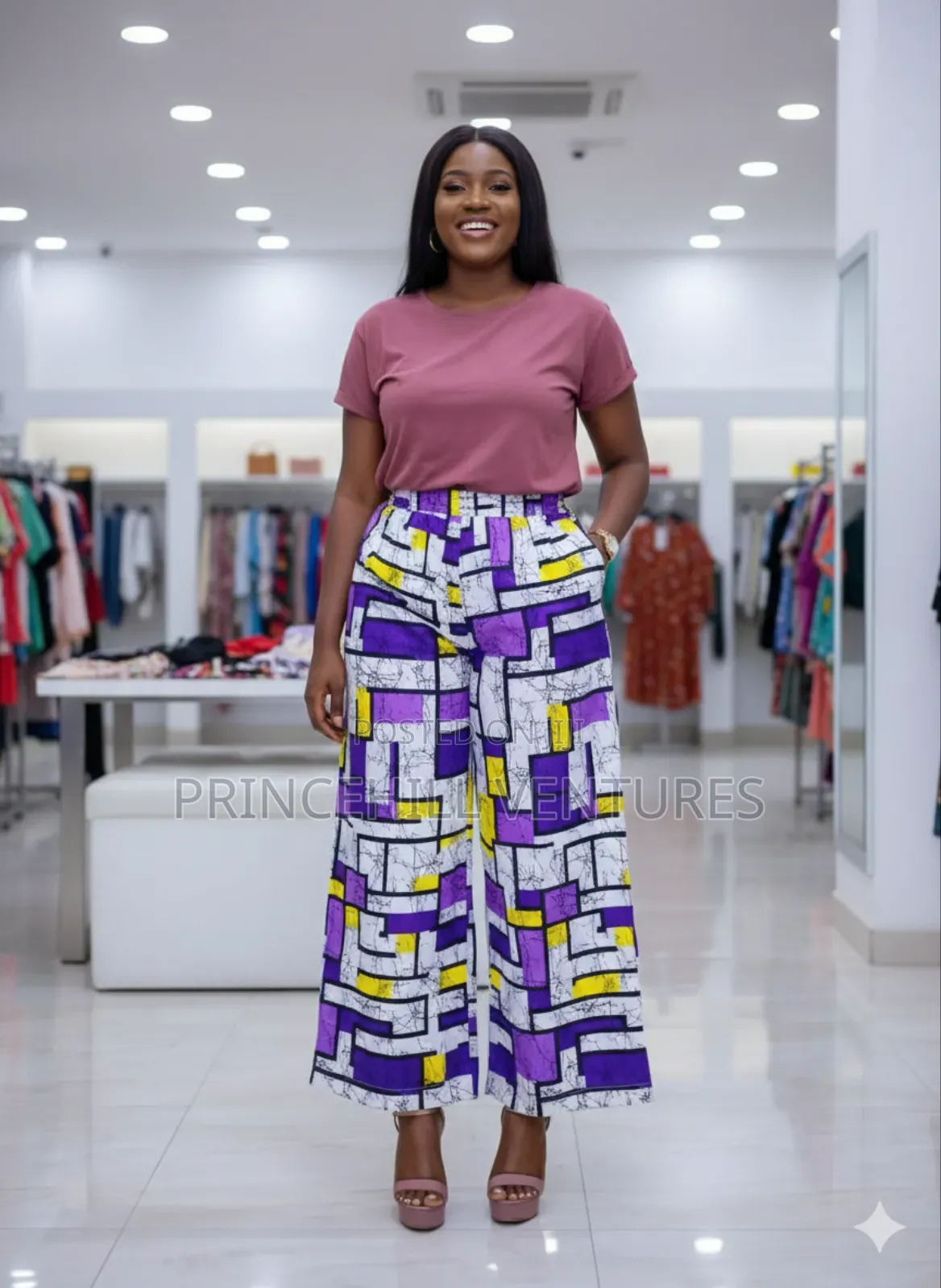 Ladies Ankara / African Print Palazzo