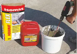 Aquamat-Flex – 2-Component Waterproofing Cement Slurry Grey 33kg