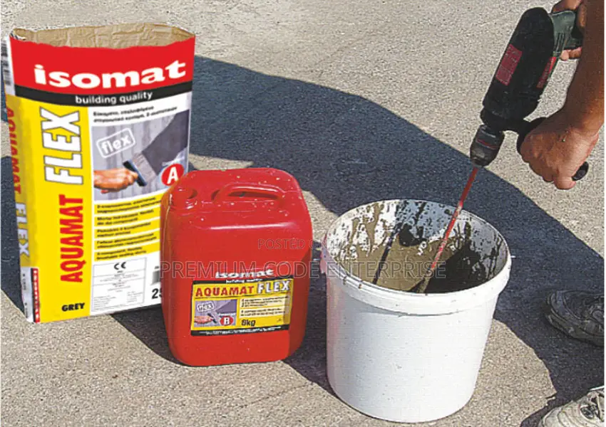Aquamat-Flex – 2-Component Waterproofing Cement Slurry Grey 33kg