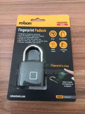 Rolson Fingerprint Padlock From Uk