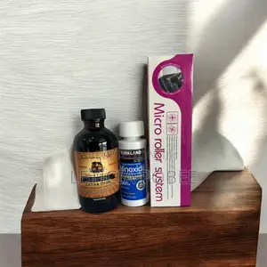 Derma Roller + Minoxidil + Castor Oil – Elite Growth Enhancement”