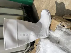 White Pvc Safety Boot