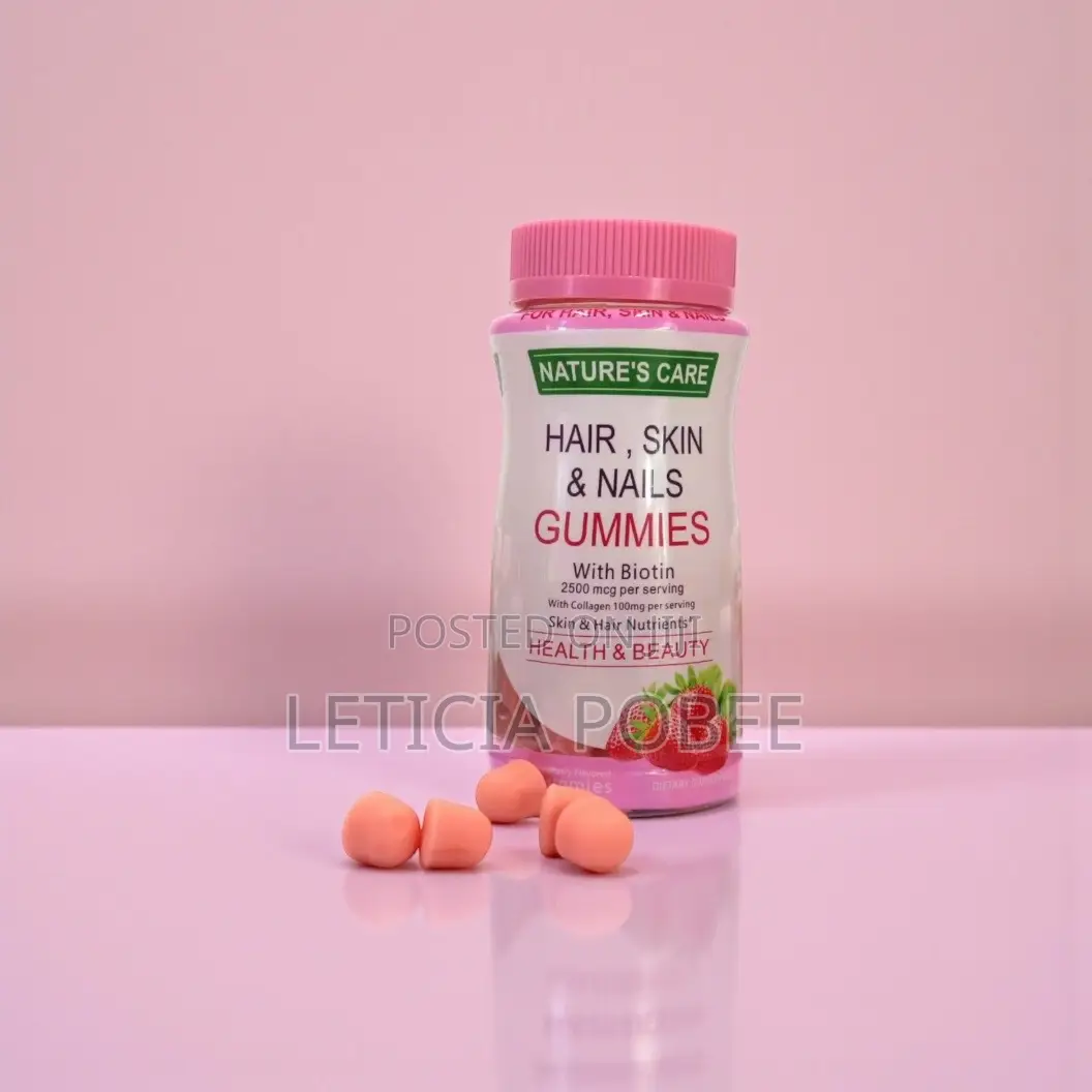 Nature’S Care Biotin Gummies—Boost Hair Growth,Nail Strength Skin Glow