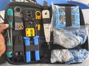 Networking Toolkit With Pass Through Crimping Tool