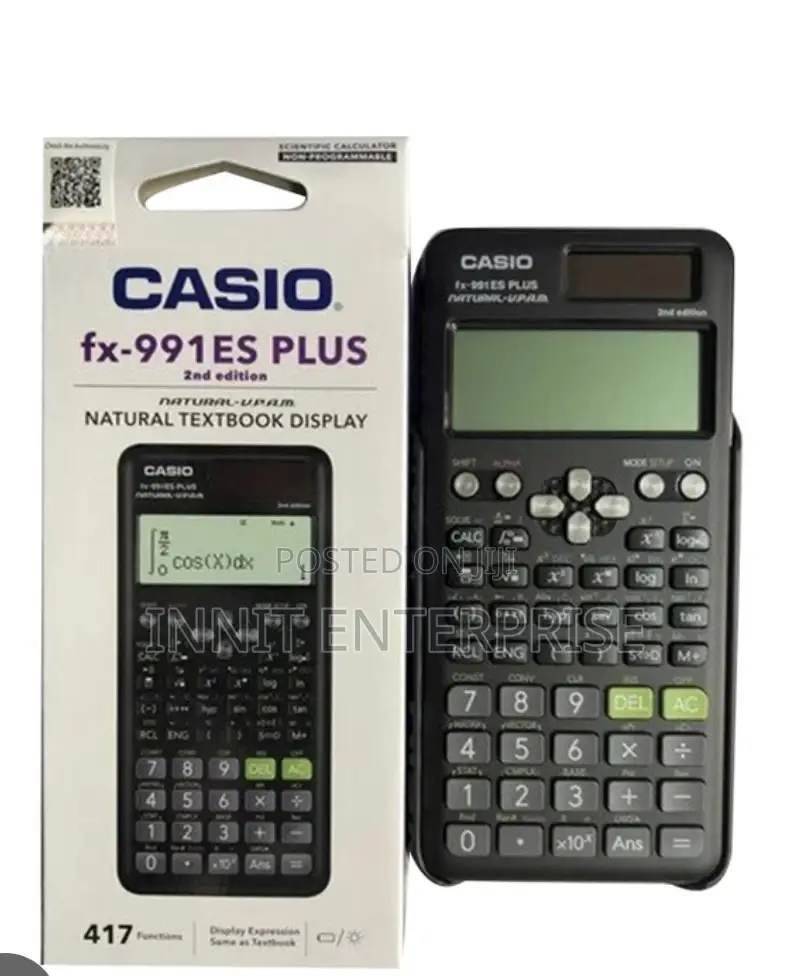 Scientific Calculator Casio Fx 991ex Plus 2nd Edition