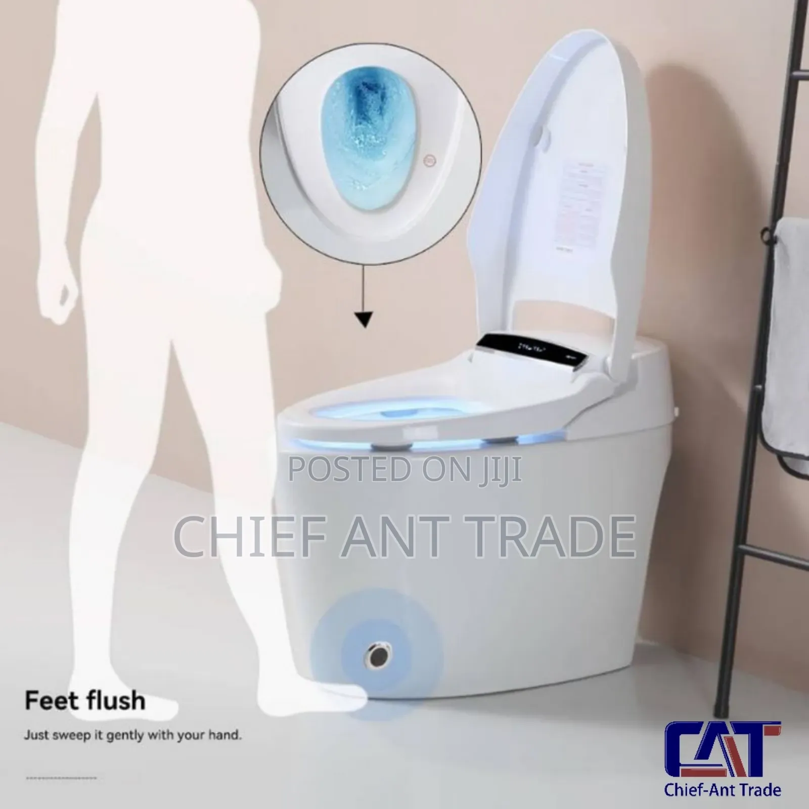 Digital Wc Smart Sensor Toilet Seat Water Closet