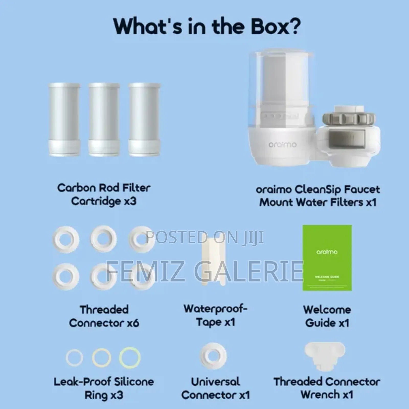 Oraimo Cleansip Multi-Layer Faucet Plus Replacement Filters