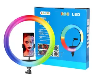 14 Inches RGB Ring Light for Phone Youtube Video/Streaming Shooting
