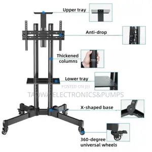 Could Take From 32 to 70 Inches \Universal Mobile Tv Stand
