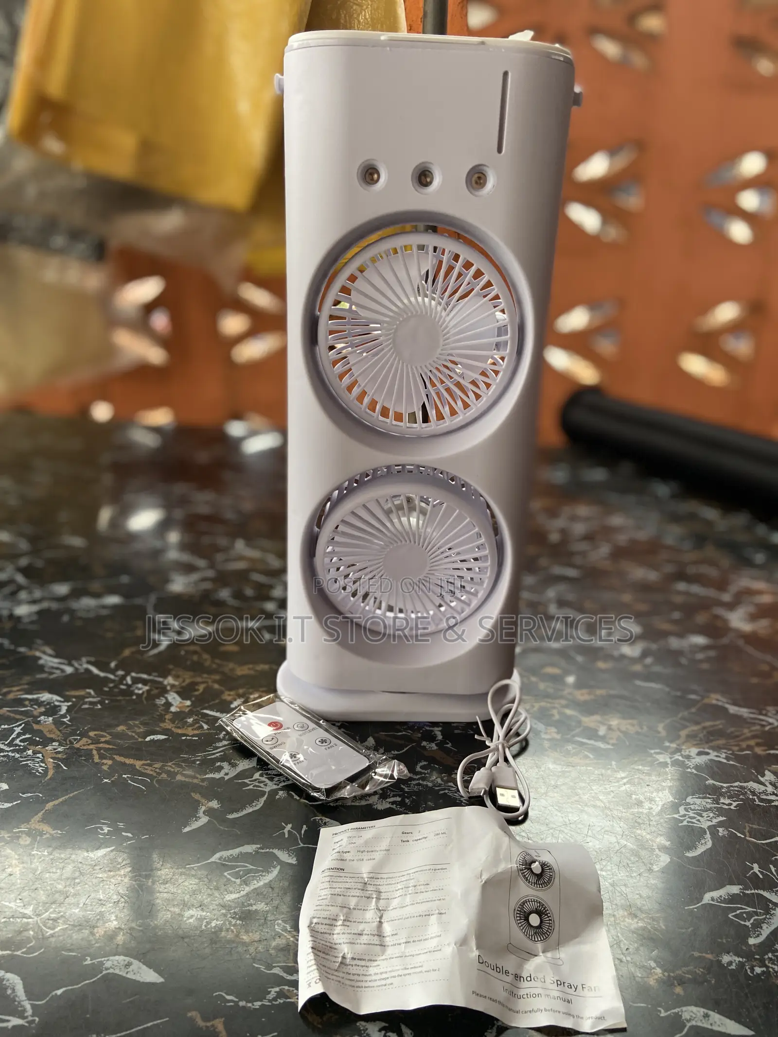 Double Ended Spray Fan