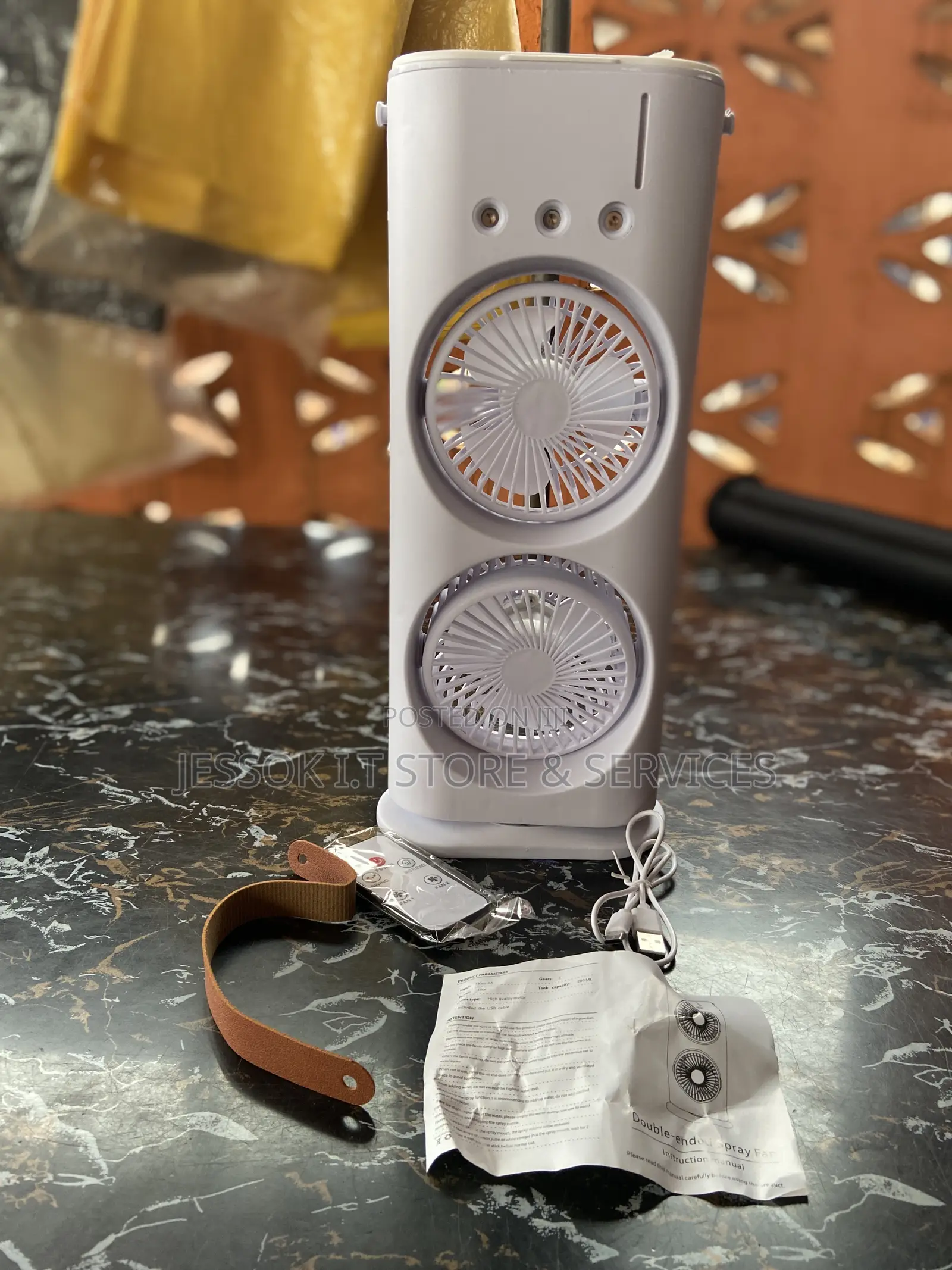 Double Ended Spray Fan