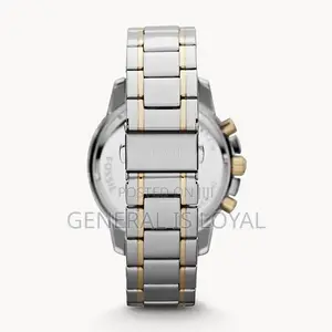 Fossil Dean Chronograph Watch Two Tone Stainless Steel Watch