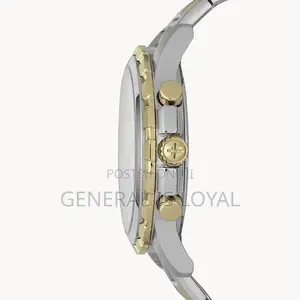 Fossil Dean Chronograph Watch Two Tone Stainless Steel Watch
