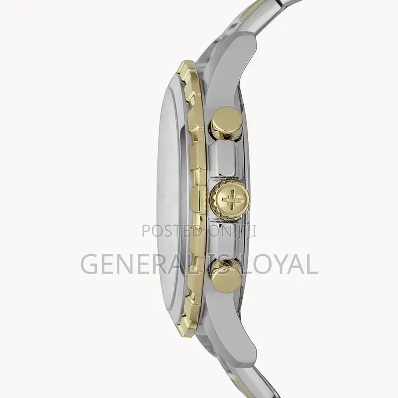 Fossil Dean Chronograph Watch Two Tone Stainless Steel Watch